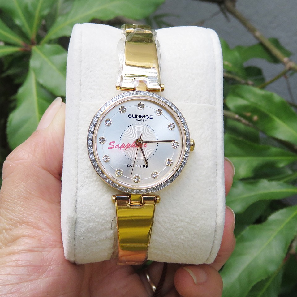 Đồng hồ nữ Sunrise 9936SA siêu mỏng kính Sapphire chống xước rất tốt | BigBuy360 - bigbuy360.vn