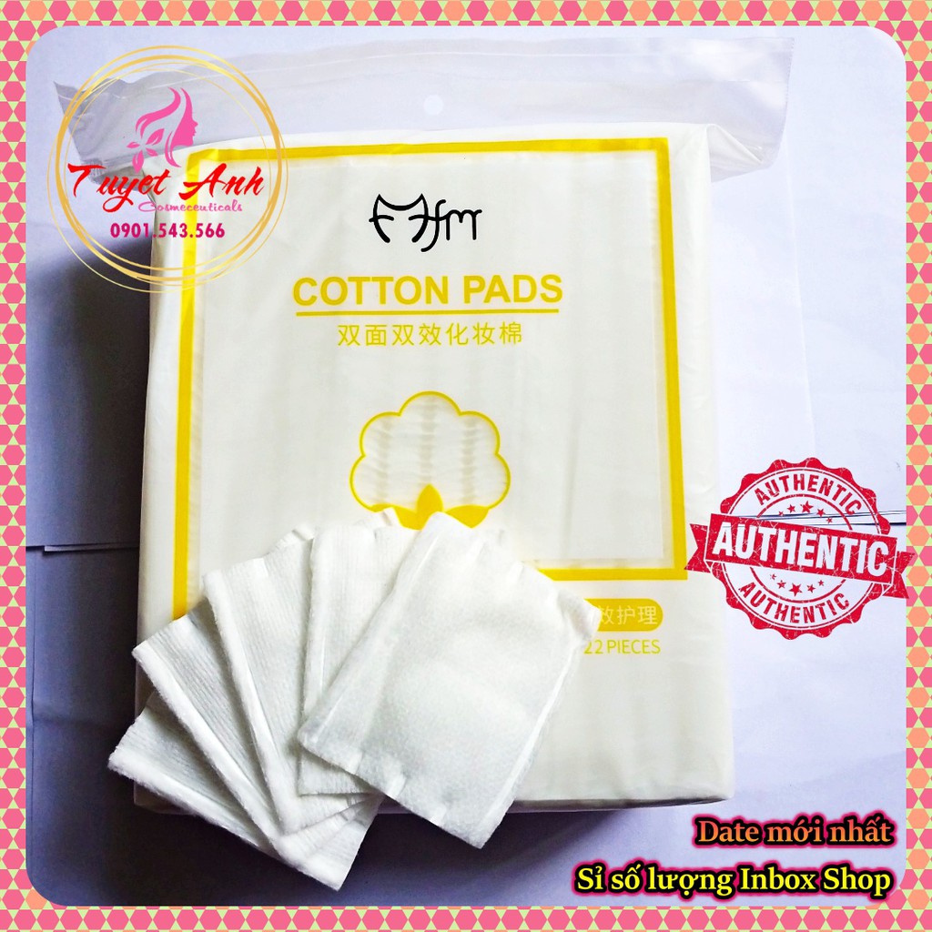 Bông tẩy trang Cotton Pads 222 miếng - Miniso 1000 miếng Nhật