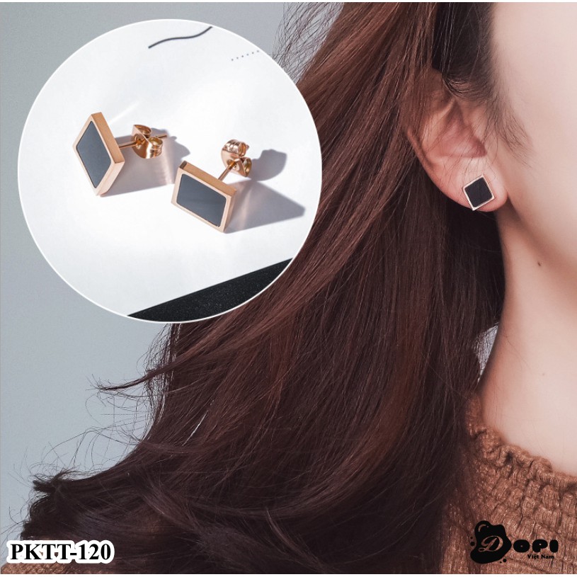 Bông tai form ngắn cá tính