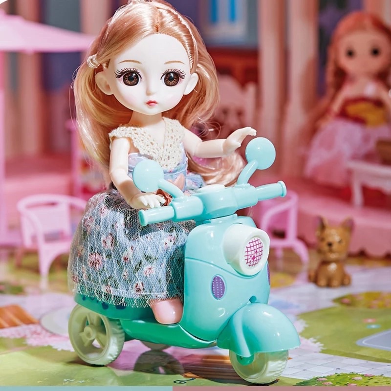 Nhà búp bê lắp ghép Castle Villa - Mô hình biệt thự cỡ lớn có đèn led