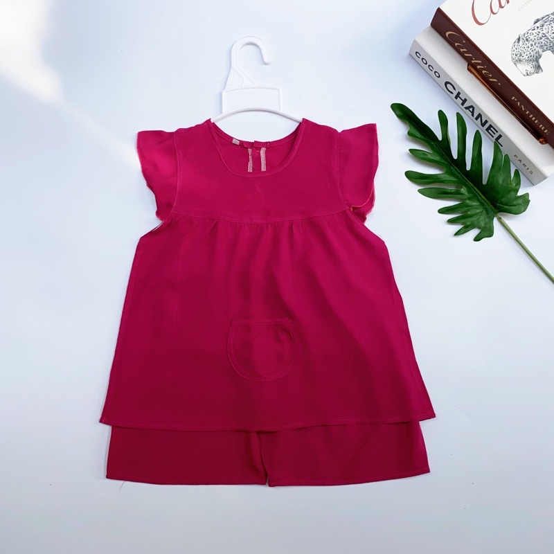 Đồ tole bé gái, bộ tole gái 8-26kgkg vải lanh cao cấp ít nhăn thoáng mát, thấm hút tốt - Pigbabystore