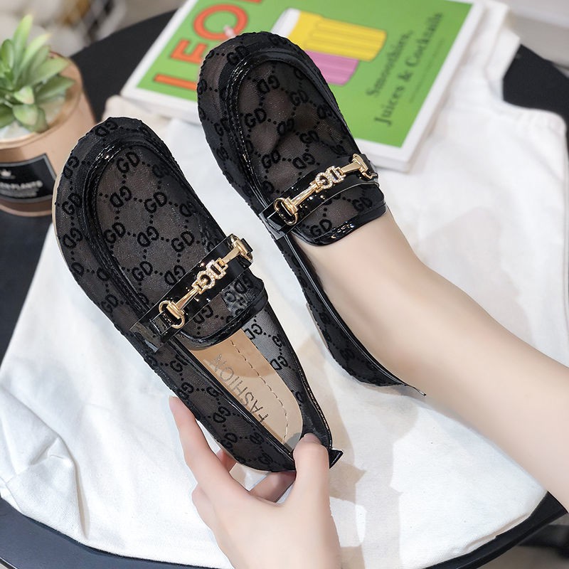 Giày Búp Bê Đế Mềm Phối Lưới Thiết Kế Dễ Thương Cho Nữ | BigBuy360 - bigbuy360.vn