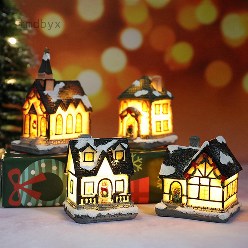 Tmdbyx Đèn Led Hình Ngôi Làng Độc Đáo Thích Hợp Trang Trí Trong Đêm Giáng Sinh