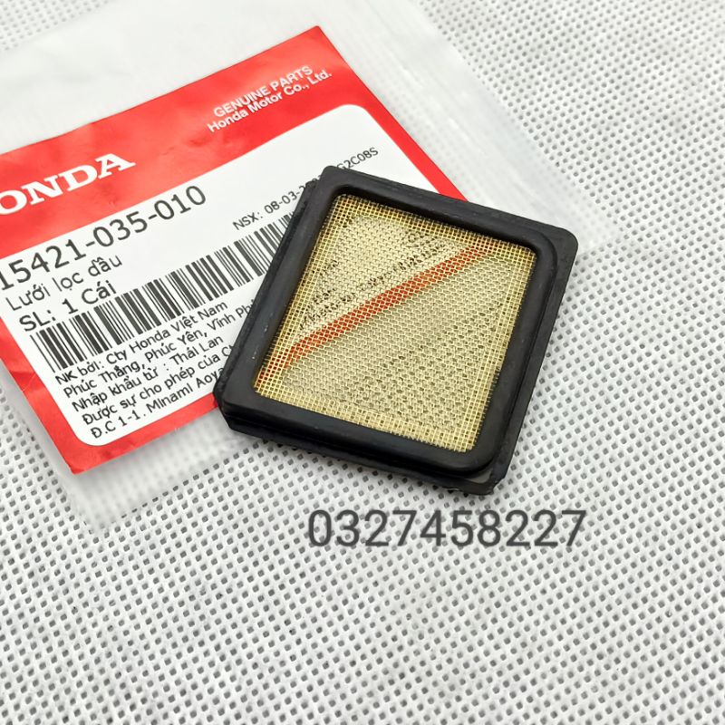 Tấm lưới lọc dầu, nhớt xe DREAM, WAVE, FUTURE... zin honda