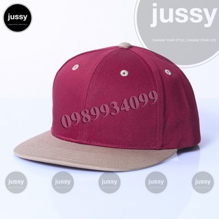 Nón Snapback Trơn Chất Vải Cotton Cao Cấp