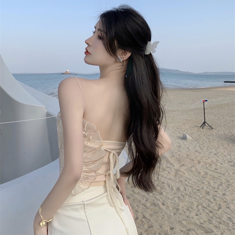 Áo Ống Thêu Hoa Quyến Rũ Hợp Thời Trang