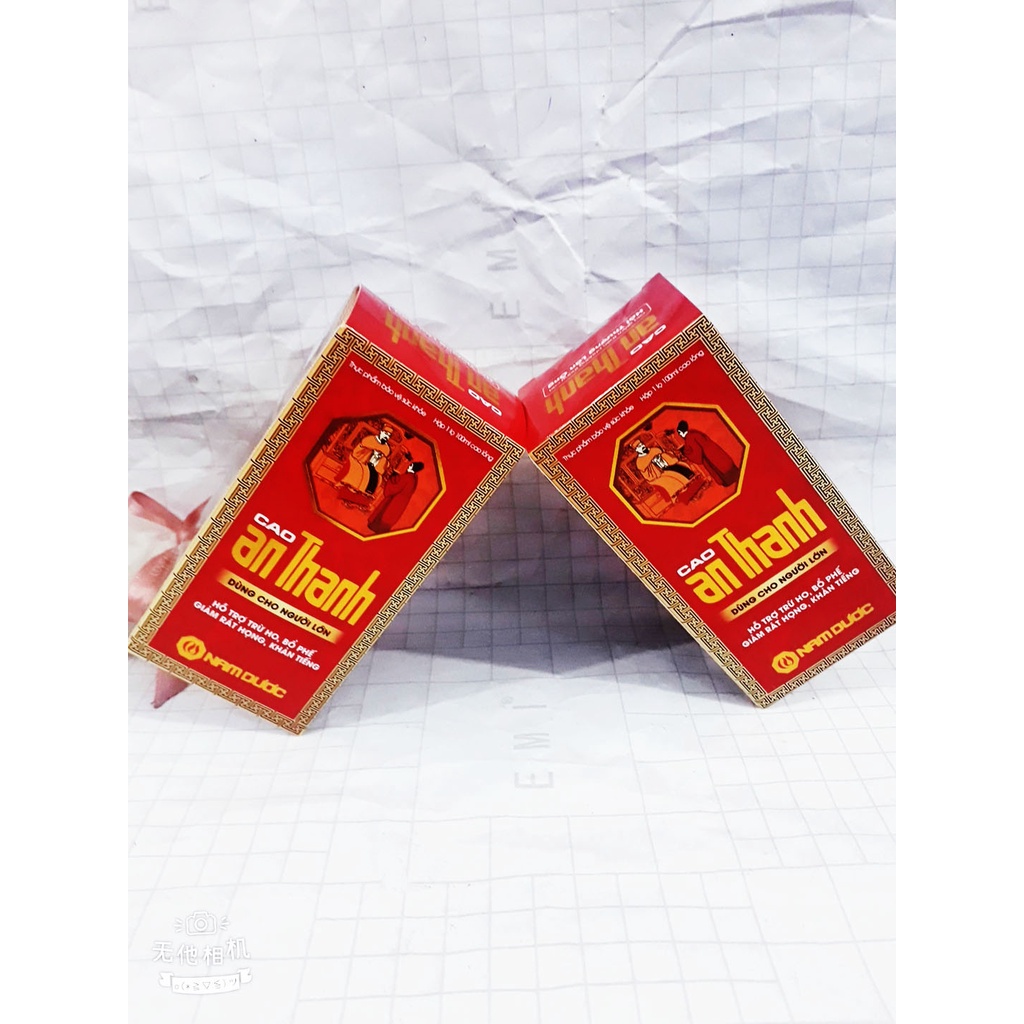 Cao AN THANH , hỗ trợ bổ phế, giảm ho, tiêu đờm; giảm đau rát họng, khản tiếng do ho kéo dài