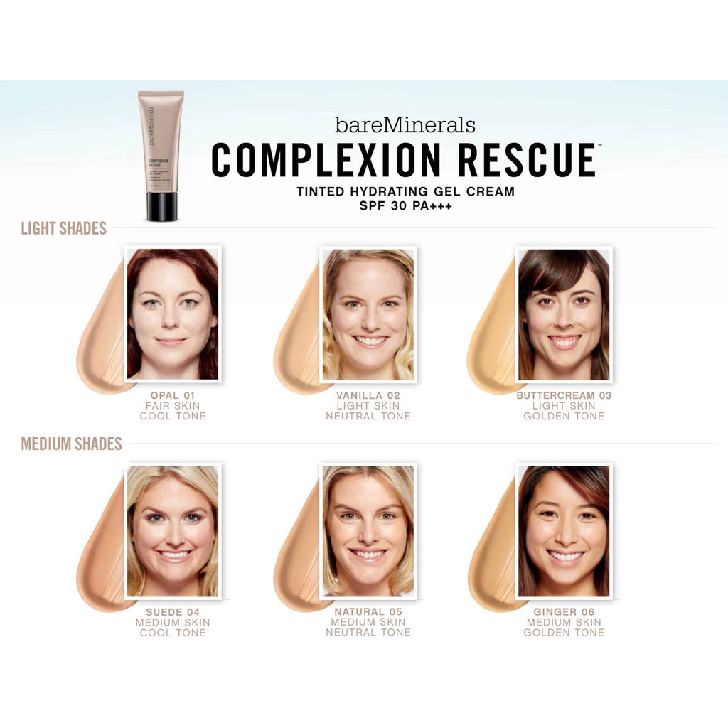 BareMinerals COMPLEXION RESCUETM Tinted Hydrating Gel Cream