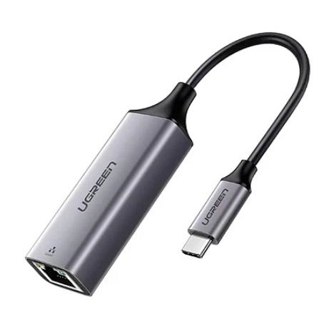 Đầu đổi USB-C to LAN Ugreen 50737 (hỗ trợ 1000Mbps - Vỏ nhôm)