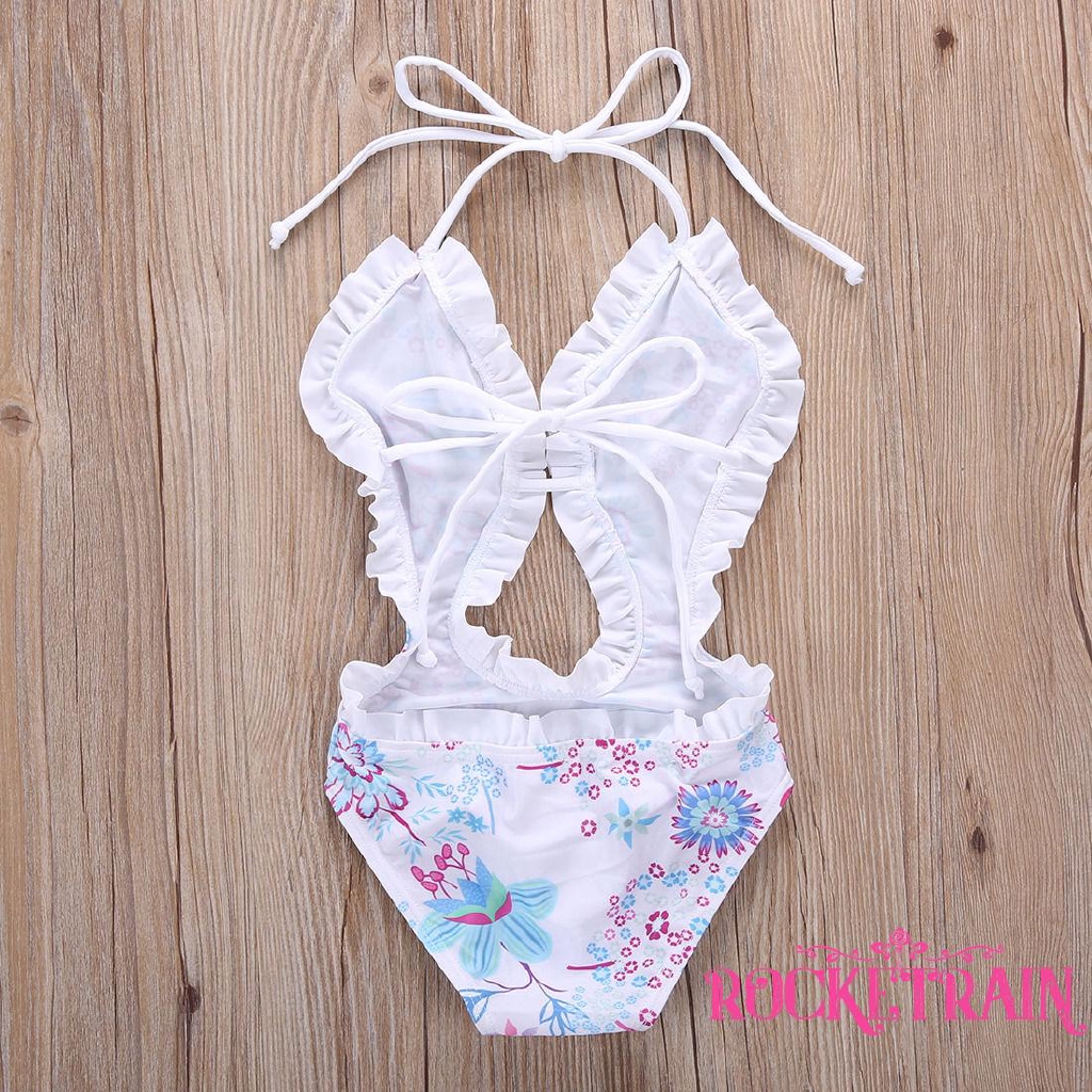 Bộ áo và quần bơi dễ thương cho bé gái