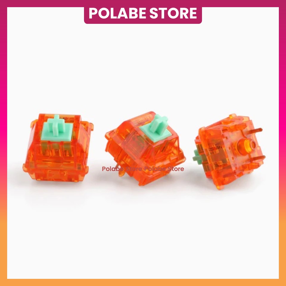 EQUALZ C3 Tangerine Linear Switch V2 Công Tắc Bàn Phím Cơ - Polabe Store