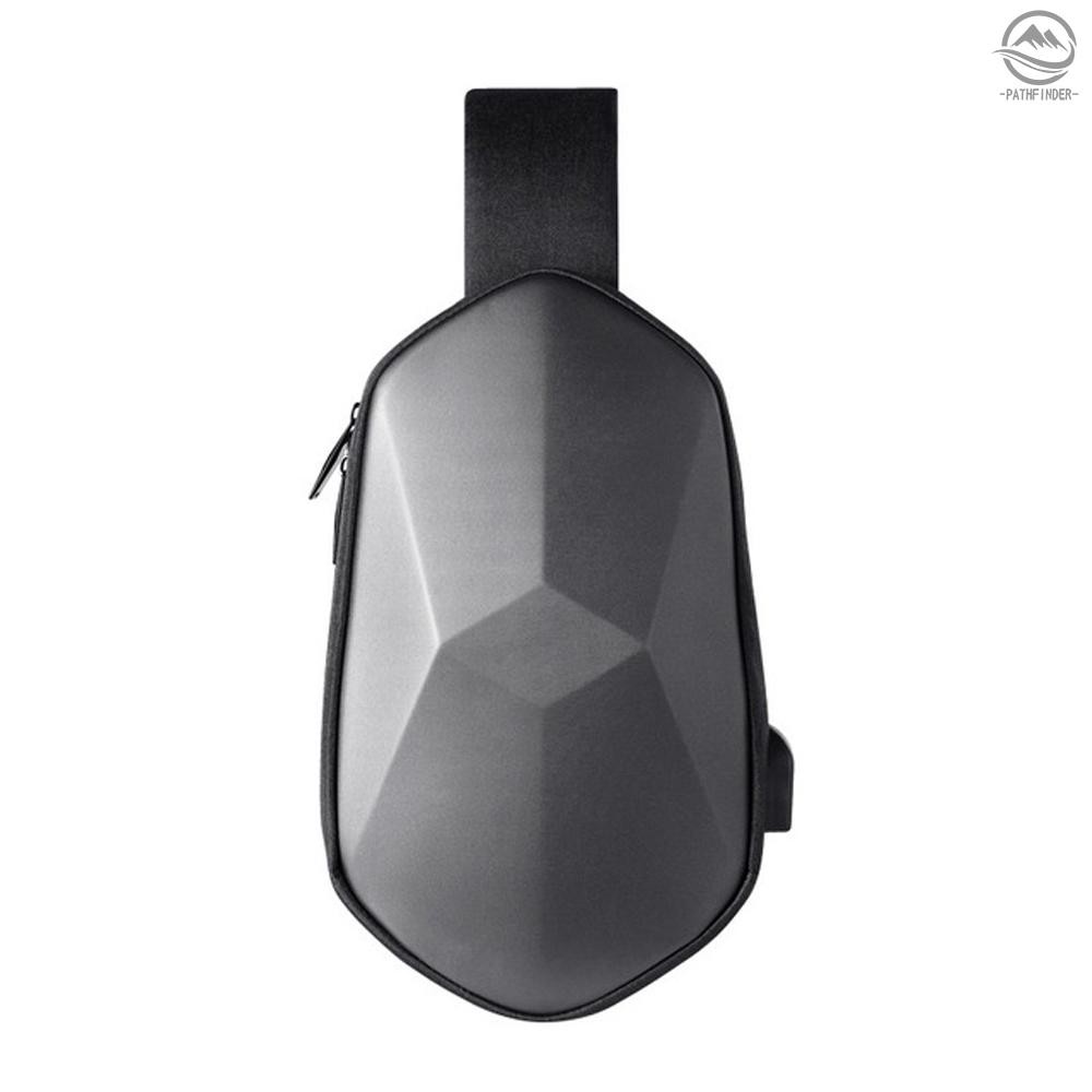 Pathfinder XIAOMI Universal Hard Shells Bag Waterproof Chest Bag Sling Bag Messenger Bag Fashion Leisure Personality Sports Cycling Backpack