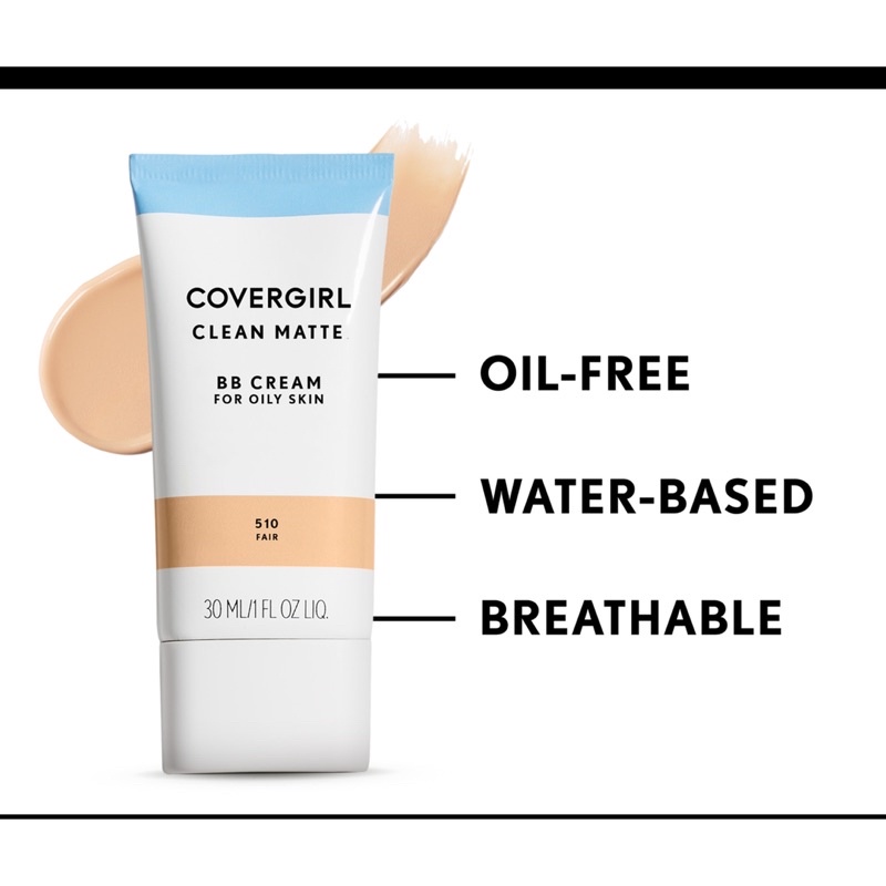 Kem nền,BB Cream COVERGIRL Clean Matte dành cho dầu,Hàng chính hãng nhập khẩu Mỹ USA