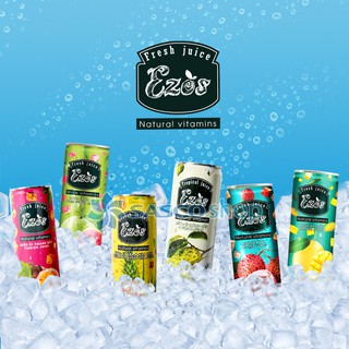 NƯỚC ÉP TRÁI CÂY EZOS SASCO (LỐC 6 LON)