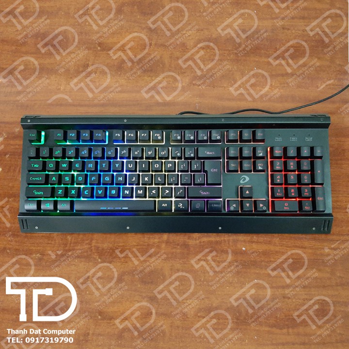 Bàn phím giả cơ Dareu LK145 LED RGB cũ dùng tốt - Bàn phím gaming LK145