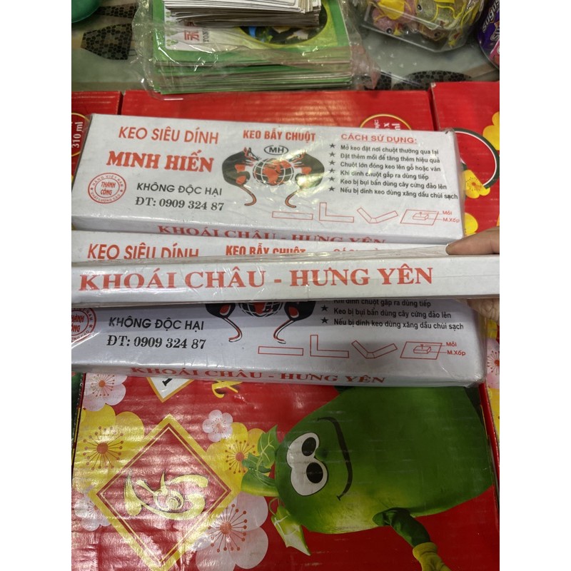 Keo Dính Chuột Minh Hiếu siêu dính Khoái Châu - Hưng Yên