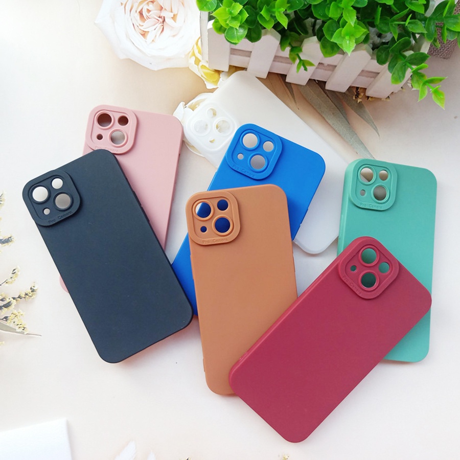 Ốp Điện Thoại Silicon Bảo Vệ Camera Cho iPhone 12 13 Pro Max