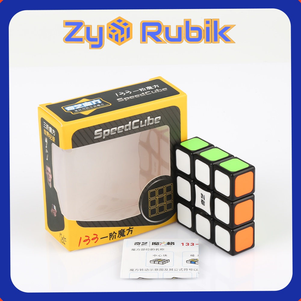 Rubik Biến Thể 1x3x3 QiYi Black - QIYI SUPER FLOPPY 1X3X3 - ZyO Rubik