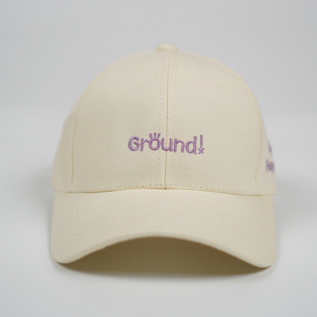 Nón Mũ Lưỡi Trai GROUND Thời Trang Unisex Nam Nữ Ulzzang BOM HOUSE