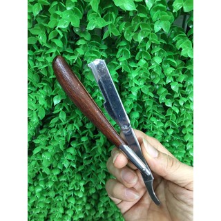 Dao cạo râu cán gỗ