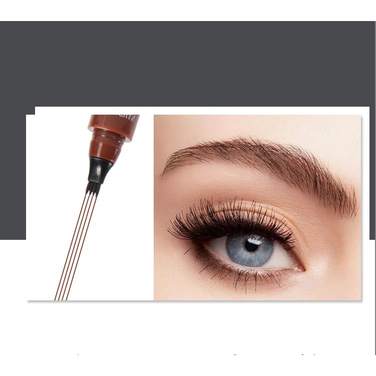 Bút Kẻ Mày MENDSMAN Đầu 4 Nhánh Phẩy Sợi Bền Màu Kháng Nước 10g | BigBuy360 - bigbuy360.vn