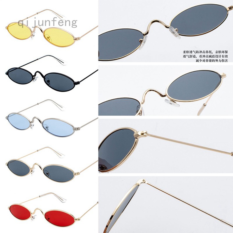 Kính Mát Gọng Kim Loại Hình Oval Phong Cách Cổ Điển Thời Trang Cho Nam Và Nữ gentle monster