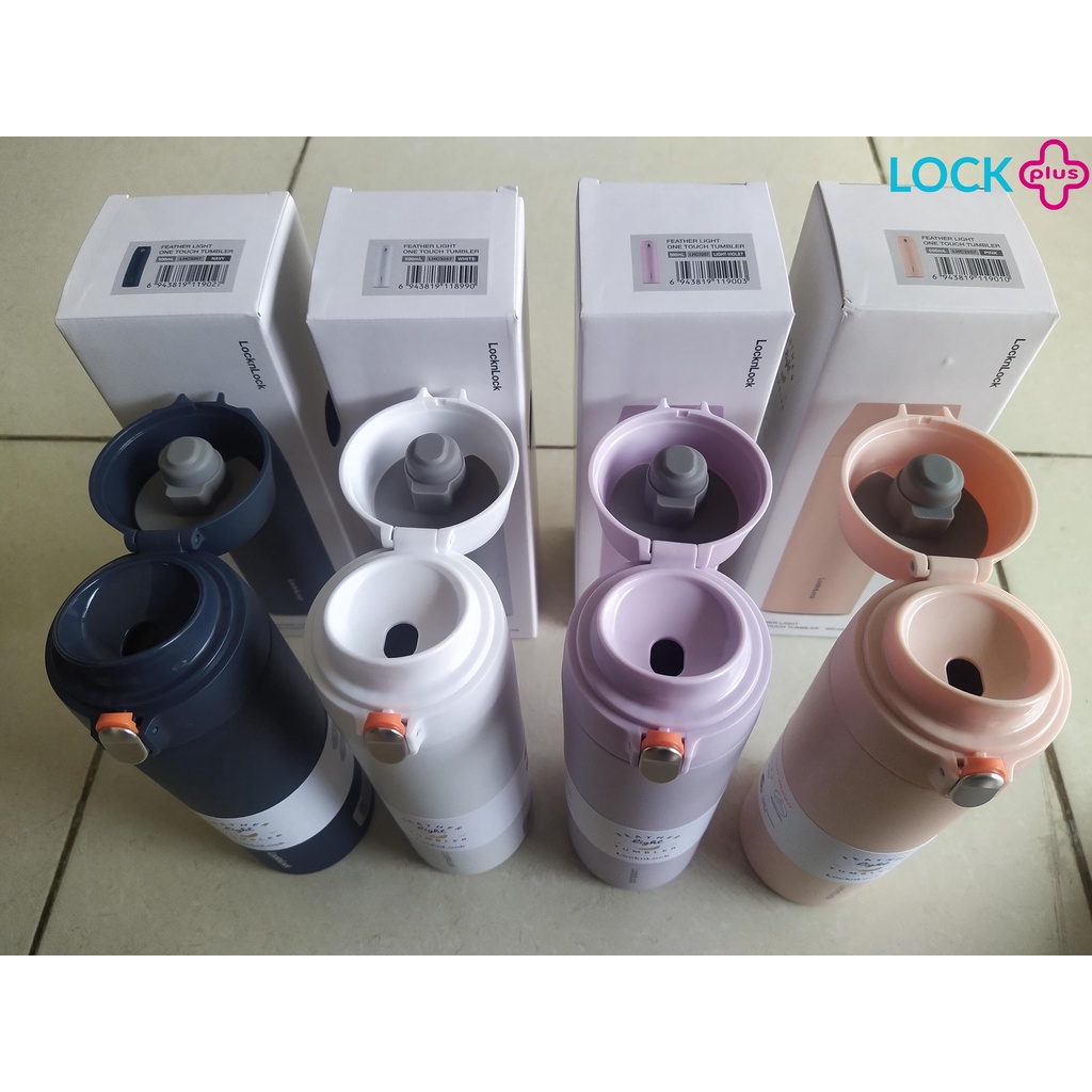 Bình giữ nhiệt Lock&Lock Featherlight One-touch Tumbler LHC3257  - hàng chính hãng