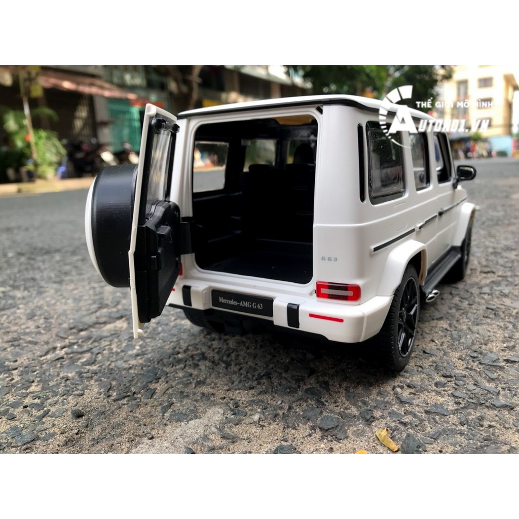 MÔ HÌNH XE ĐIỀU KHIỂN Ô TÔ MERCEDES G63 AMG WHITE 1:14 RASTAR 7102