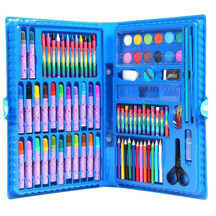 Bộ Bút Sáp Màu 86 Món Dành Cho Bé Yêu