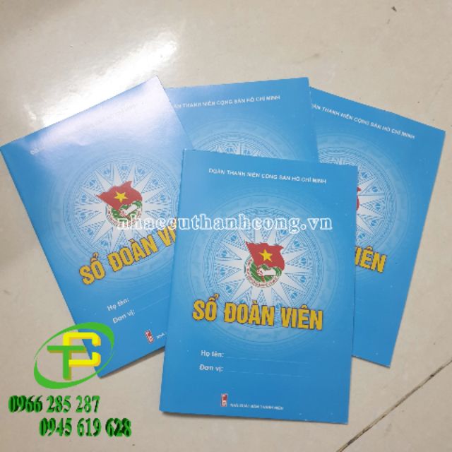 Sổ ĐOÀN VIÊN màu XANH