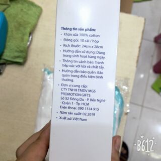 HỘP 10 KHĂN SỮA CAO CẤP FRISO
