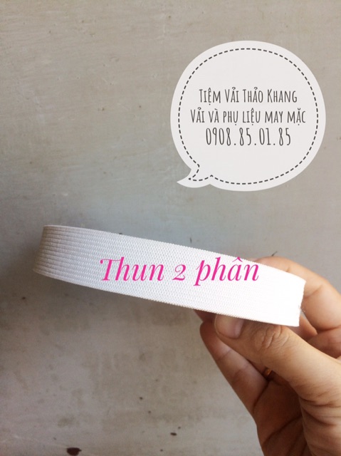 🍓 Dây Thun Lưng Quần Chất Lượng Cuộn 5 Mét/ 10 Mét  Màu Trắng, Màu Đen may lưng thun quần dùng trong may mặc, phụ liệu🍓