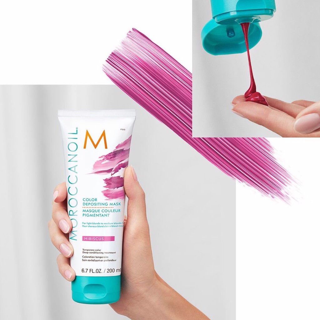 Best Seller Mặt Nạ Dưỡng Bổ Sung Hạt Màu Moroccanoil Color Depositing Mask 200ml