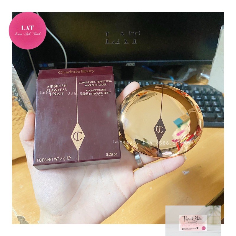Phấn phủ nén Charlotte Tilbury - Airbrush Flawless Finish 8g