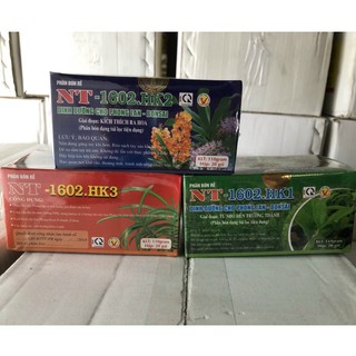 Combo 3 hộp loại túi lọc nuôi cây con đến trưởng thành, ra hoa, dưỡng cây sau ra hoa- NT1602 HK1,HK2,HK3, hộp 20 gói402
