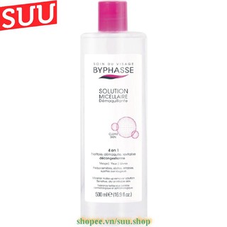 Nước tẩy trang 500ml byphasse micellar make-up remover, suu.shop cam kết 100% chính hãng.