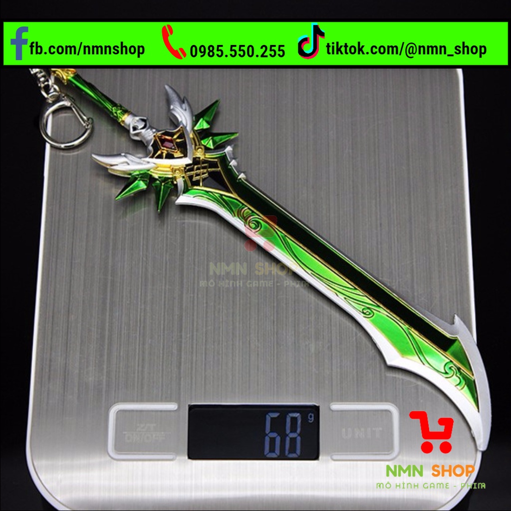 Mô hình game Genshin Impact - Primordial Jade Greatsword 21cm