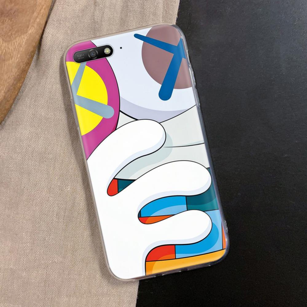 Ốp dẻo trong in hình KAWS cho OPPO RENO 10X ZOOM