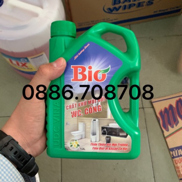 Chất khử mùi hôi Wc, cống 1.2lít(tem mới)