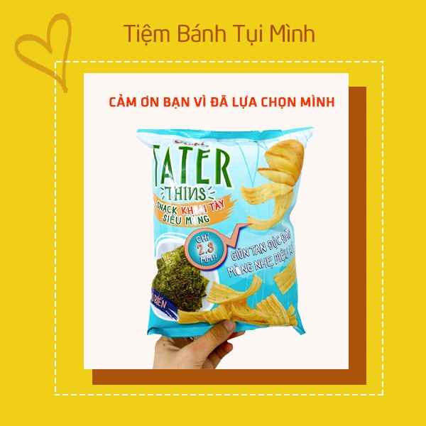 Bánh snack Tater vị tảo biển 39gram