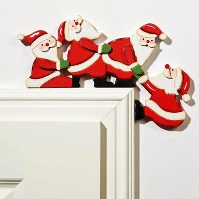 Phụ Kiện Trang Trí Giáng Sinh Hình Ông Già Noel Tuần Lộc Vui Nhộn