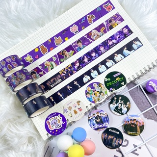 Bts deco kit&7 fates washi tape handbook diy stickers washi tape