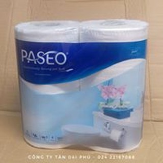  Giấy vệ sinh Paseo 4 cuộn trơn 