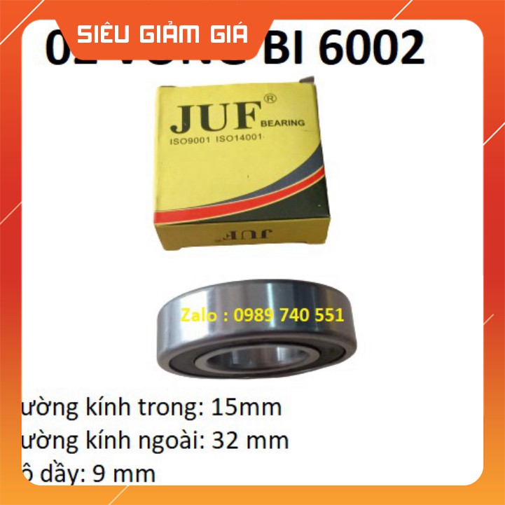 10 vòng bi 6002 JUF