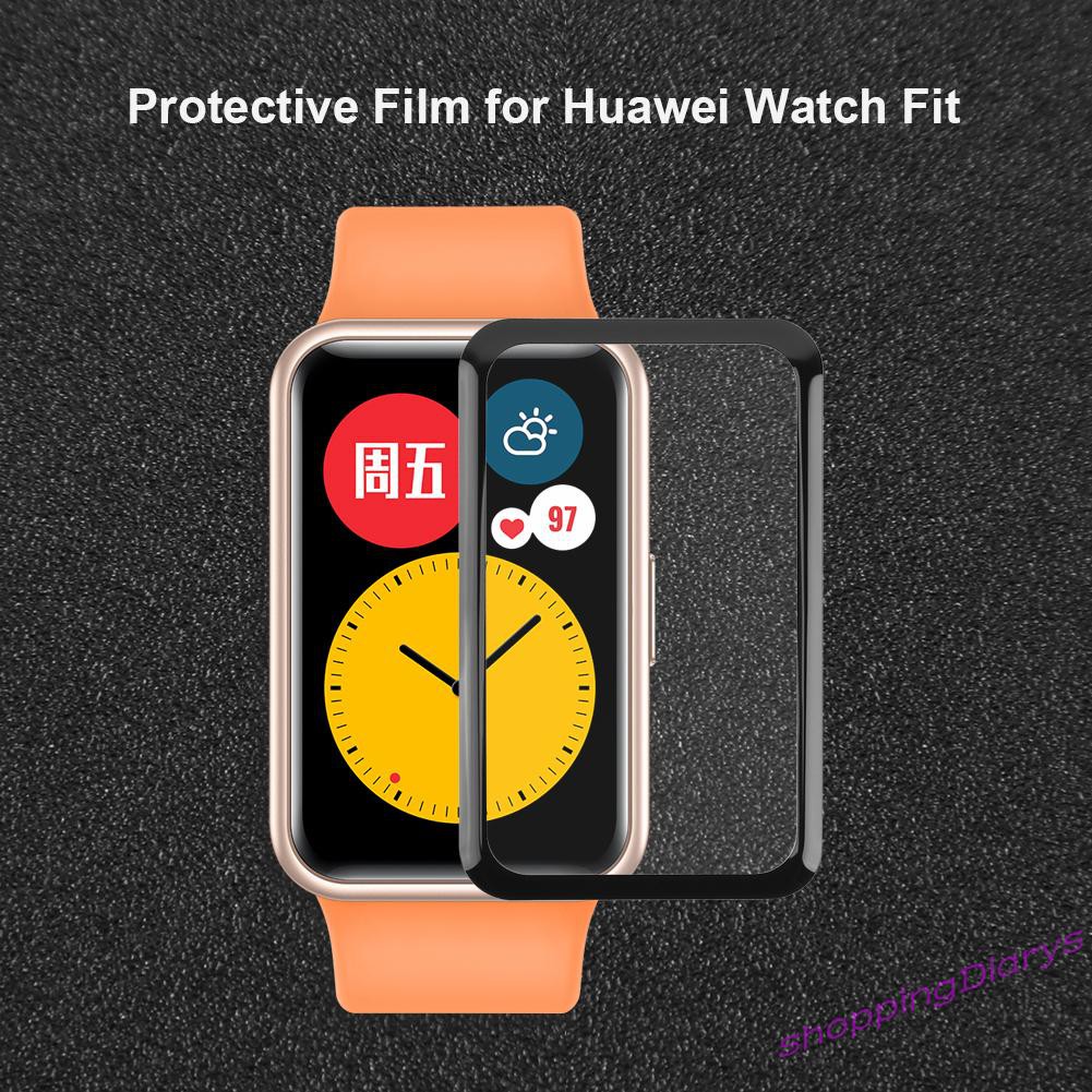 2 Miếng Dán Màn Hình 3d Cho Đồng Hồ Thông Minh Huawei Watch