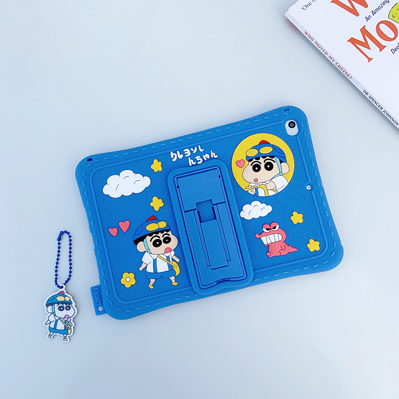 Dễ Thương Ốp Máy Tính Bảng Silicon Hình Cậu Bé Bút Chì Shin Chan Đáng Yêu Cho Ipad2020 10.2 Inch Apple Air 4 / 3 / 2 Mini5