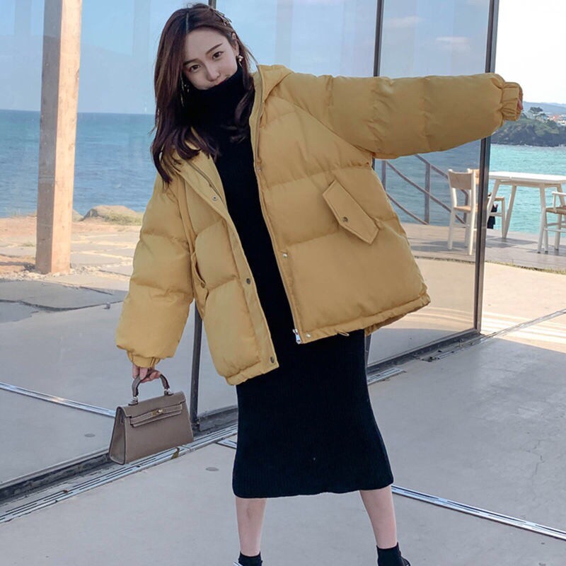 Áo khoác phao mũ béo Hàn Quốc săn sale