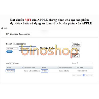 Cáp Lightning chuẩn MFI Xiaomi - ZMI