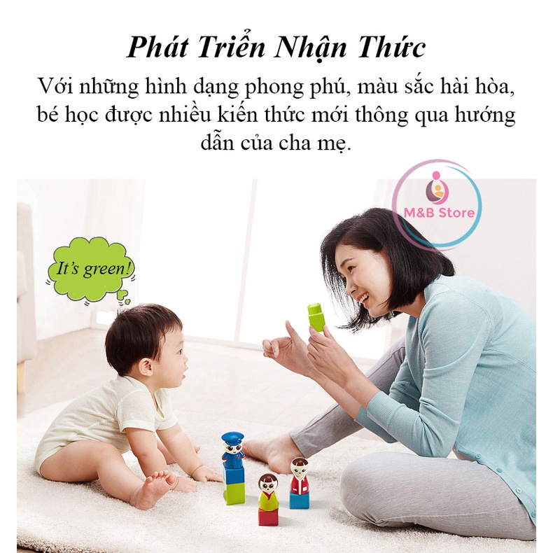 Bộ Tàu Hỏa Kèm Đường Ray và 23 Mảnh Ghép Chạy Pin - KUB