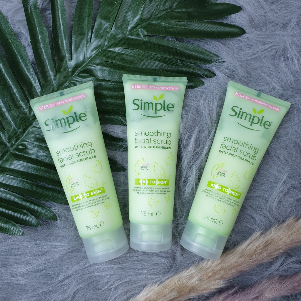 Tẩy Da Chết Simple Kind To Skin Smoothing Facial Scrub 75ml | BigBuy360 - bigbuy360.vn